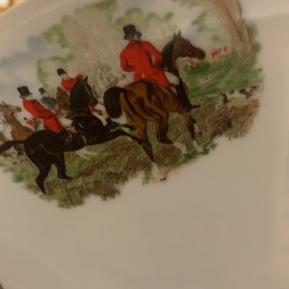 HOUSE OF PRILL HUNTSMAN PORCELAIN PLATE 10” EQUESTRIAN HORSES - Picture 6 of 10